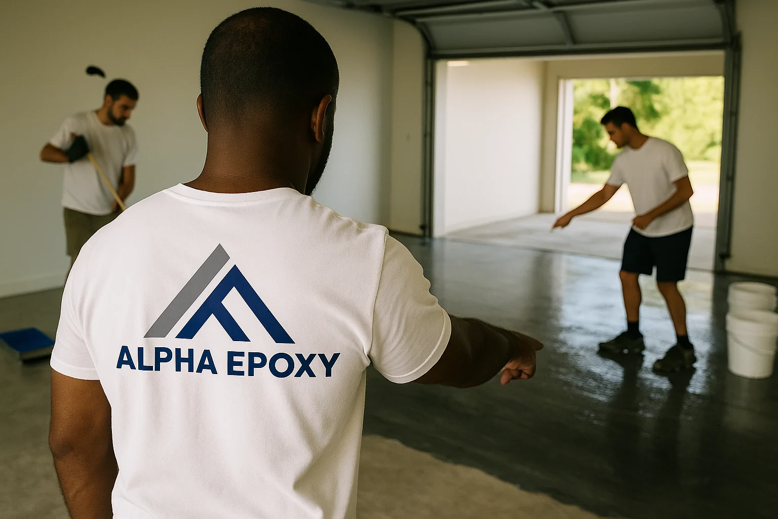 Alpha Epoxy Melbourne installation crew